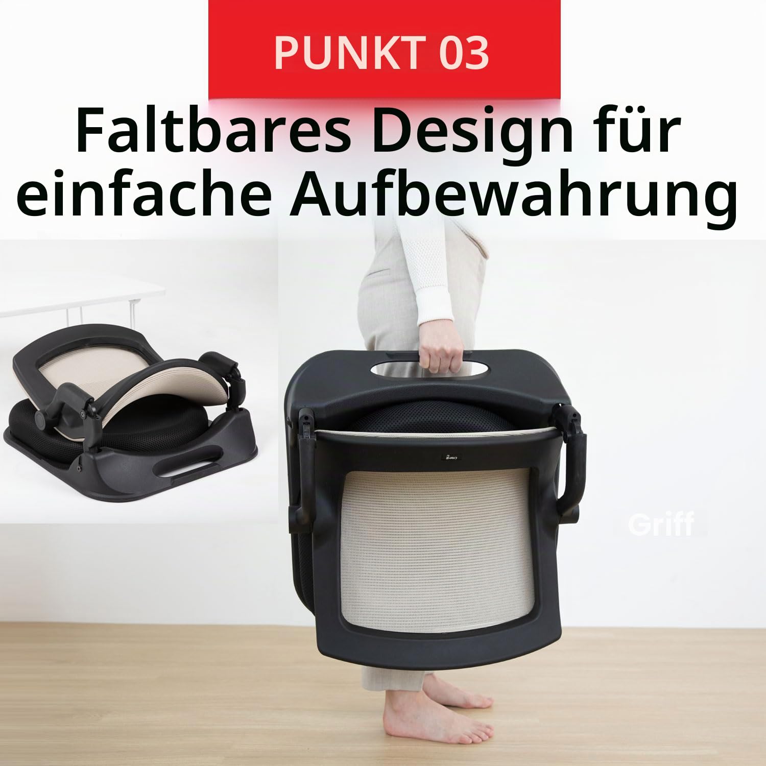 Patentierte Hüftkorrektur Japanischer Beinloser Bodenstuhl Sitz mit Rückenstütze Faltbarer orthopädischer Komfortsitz für Hüftanpassungen und Beckenkorrektur Geeignet für alle Altersgruppen,