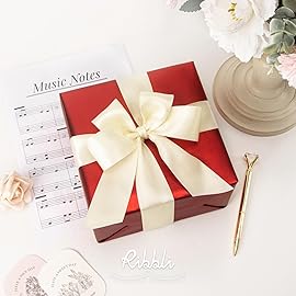 Ribbli Ivory Double Faced Satin Ribbon,1-1/2 x Continuous 25 Yards,Use for Bows Bouquet,Gift Wrapping,Floral Arrangement,Wedding Decoration