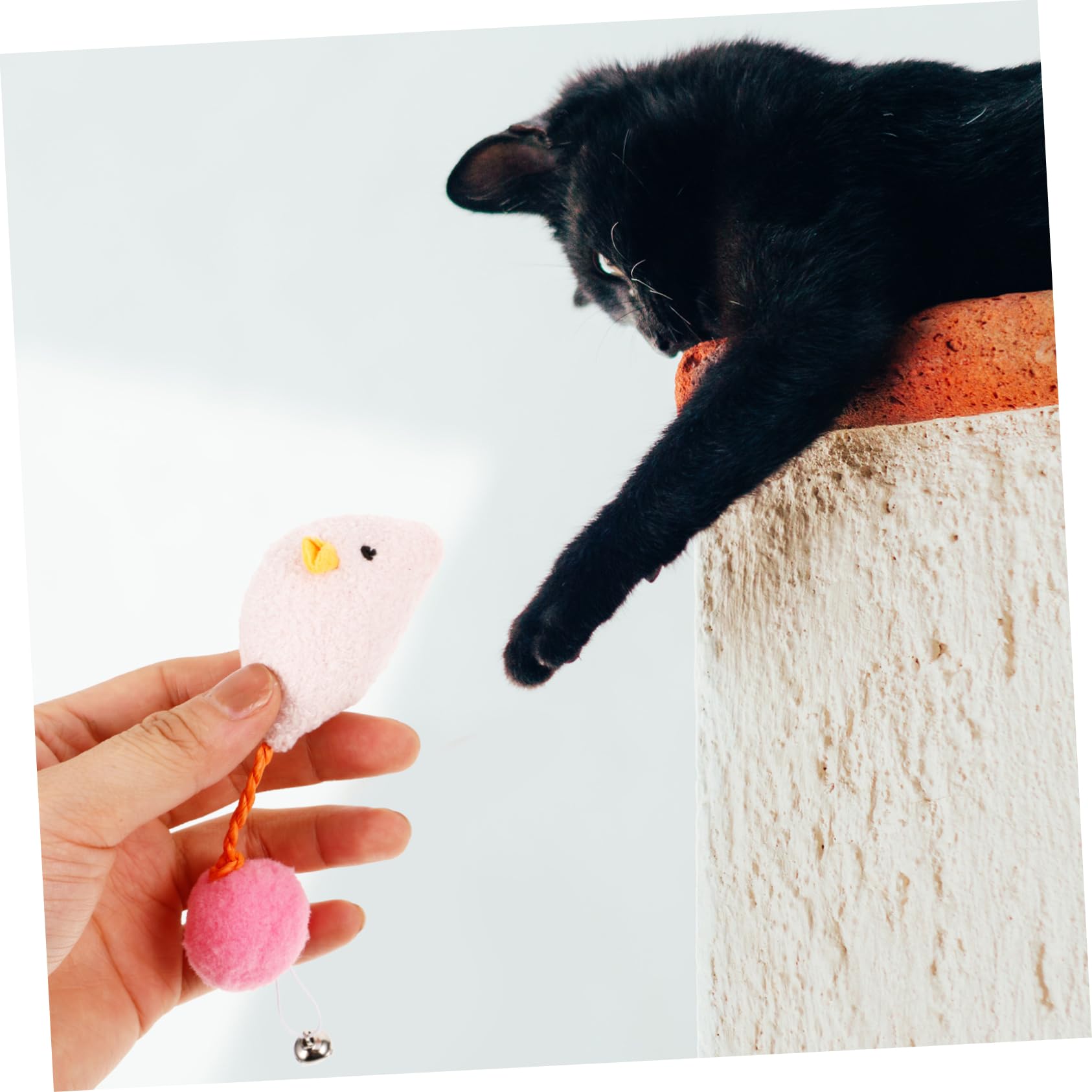 BESPORTBLE Lot De 6 Souris pour Chat avec Matériau Sûr Jouet Compact pour Chaton pour Jouer Et Faire De Lexercice