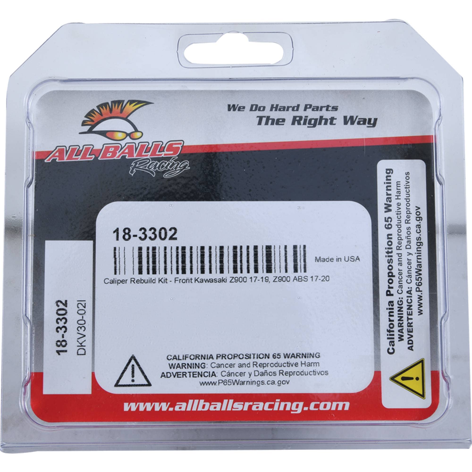 Ball Caliper All Balls Racing 18-3150 Front Compatible With