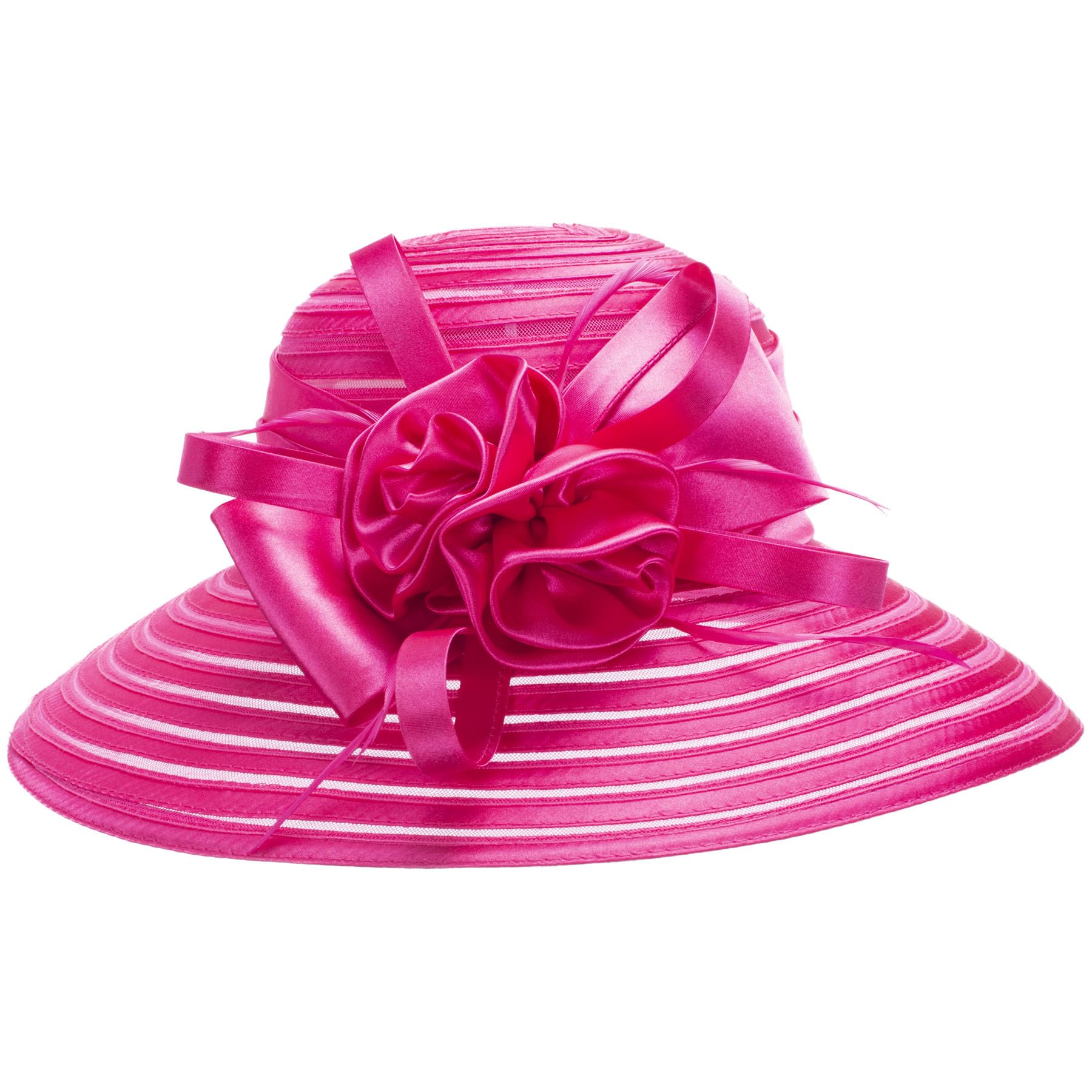Lawliet Womens Satin Ribbon Church Hat
