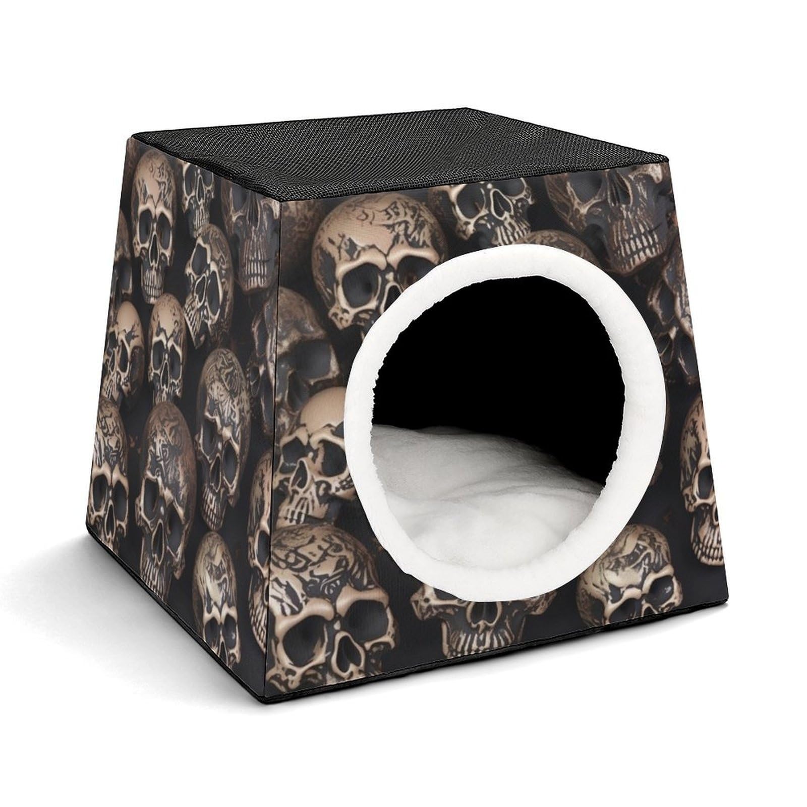 Nichoir confortable pour animaux avec capsule d'espace chaud et doux pour petits chats