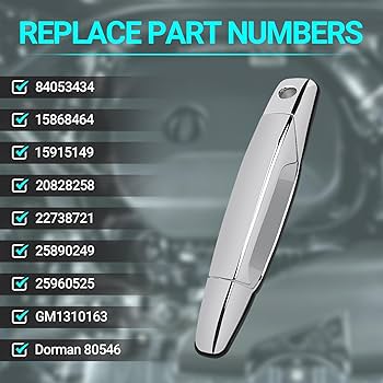 Amazon.com: MNJWS Exterior Chrome Door Handle, Front Driver Side Amazon.com: MNJWS Exterior Chrome Door Handle, Front Driver Side