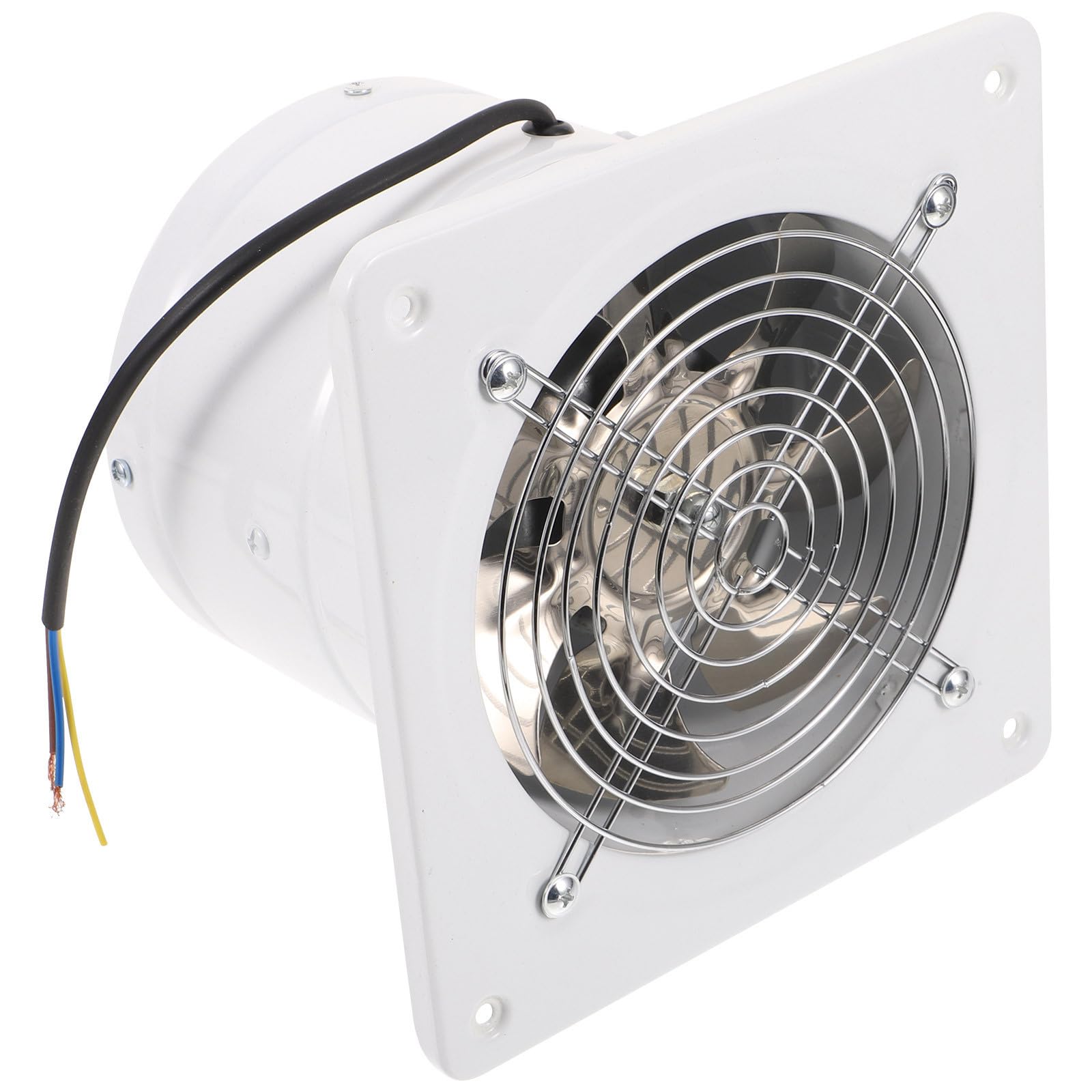 YARNOW Ventilador Extractor de Aire 6 Pulgadas Acero Inoxidable Blanco