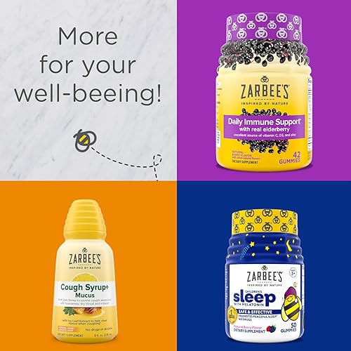 Miniatura 9 de Zarbees Gomitas de melatonina suplemento para dormir de 3 mg para promover un sueño tranquilo sabor natural de frutas mixtas gomitas de adultos de