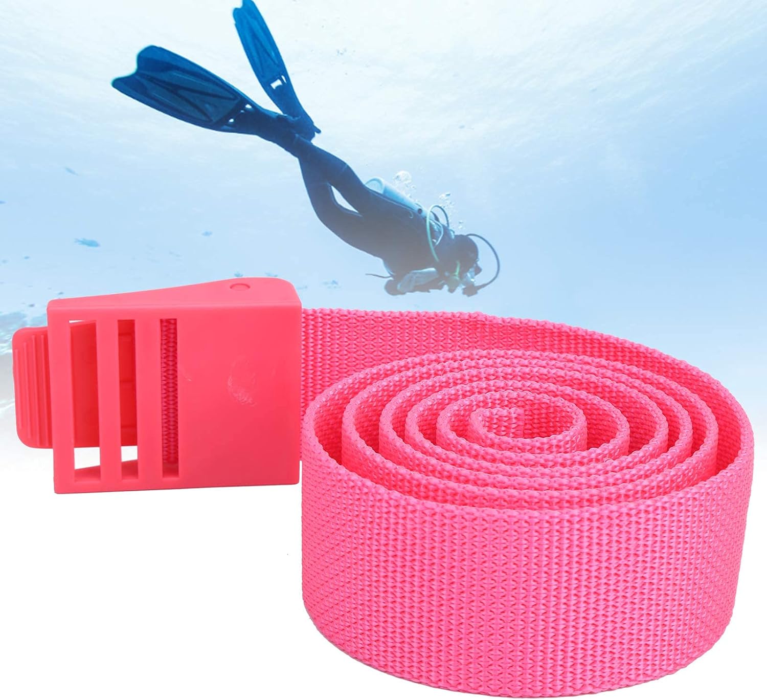Diving Weights Belt, Nylon Waist Belt with Quick Release Buckle