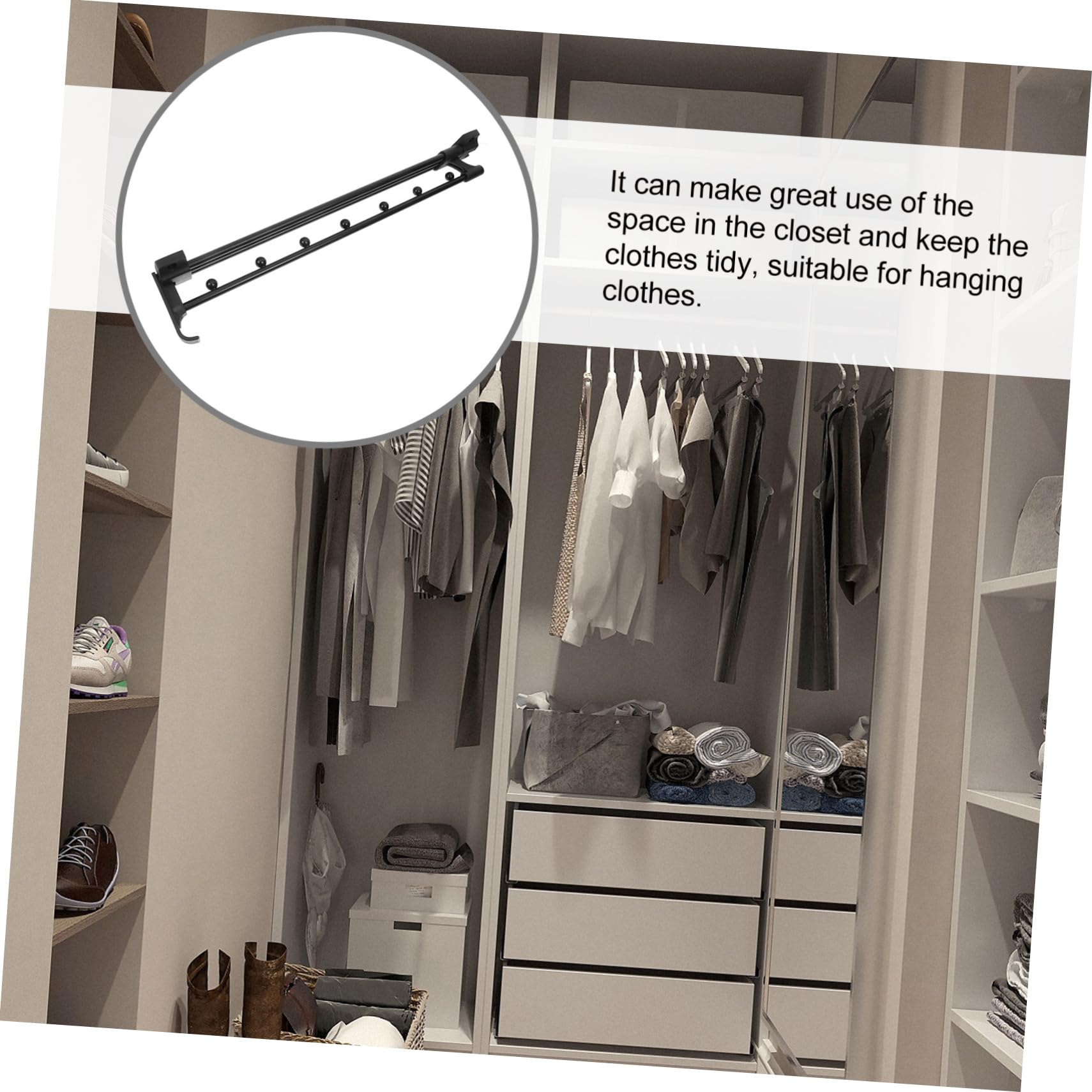 Porta Estraibile Per Armadio Rete Per Pantaloni e Gonne Design Damping Per Movimentazione Installazione Facile Organizzazione Ottimale Armadio