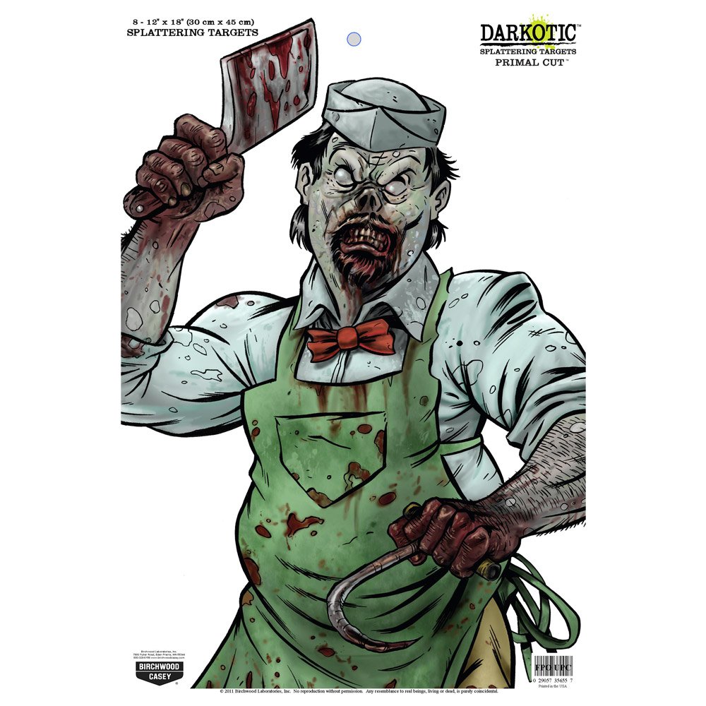 Birchwood Casey Darkotic 12X18 Primal Cut Splatter Target (8