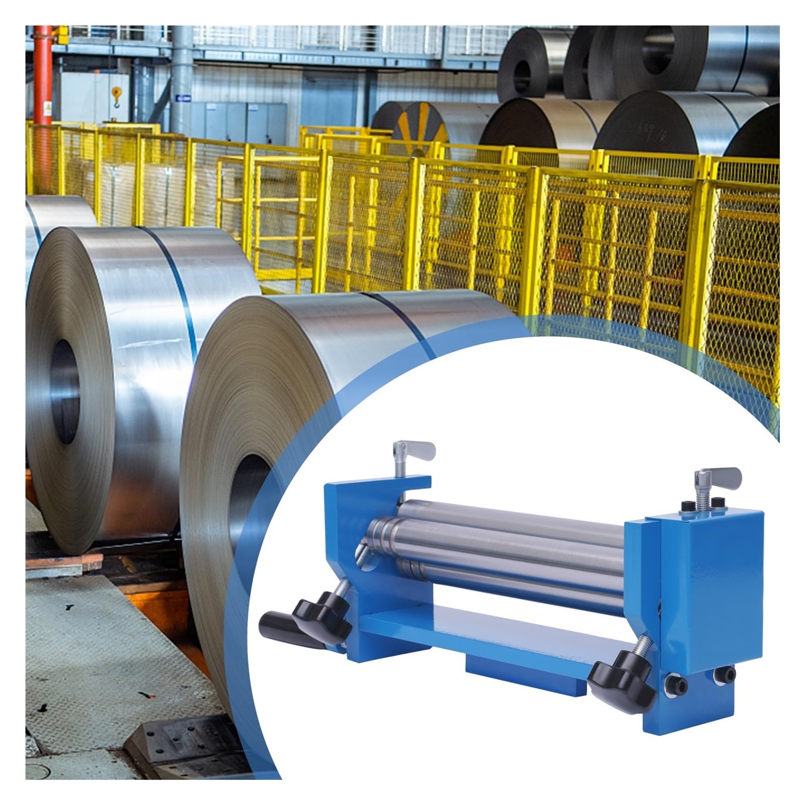 Ręczna Walcarka Do Blach Metalowych, Regulowane Gięcie, Konstrukcja Z Korbą Ręczną Stalowych/aluminiowych/miedzianych Efektywne GięCie, Precyzyjna Praca