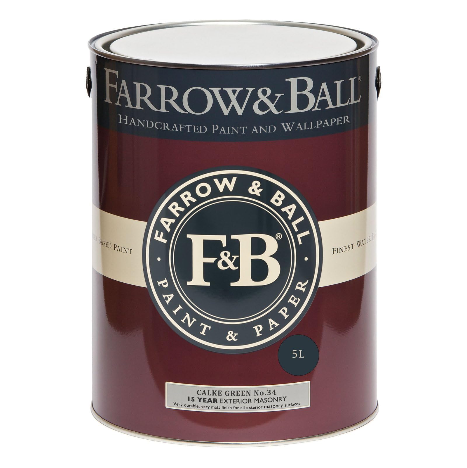 Farrow & Ball Exterior Masonry Paint 5 Litres — image 1