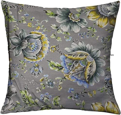 Miniatura 7 de Decozen Fundas de almohada Paquete de 1 funda de cojín decorativa con estampado floral para decoración del hogar, sofá, silla, cama, sala de estar,