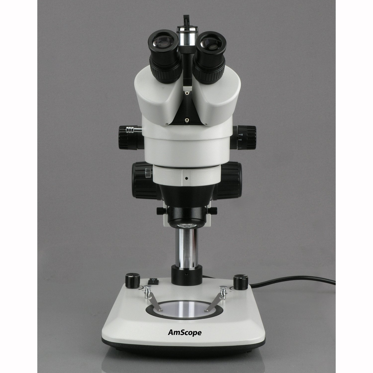 Image secondaire de Microscope trinoculaire Zoom Stéréo x7-x45 Double LED 6 W