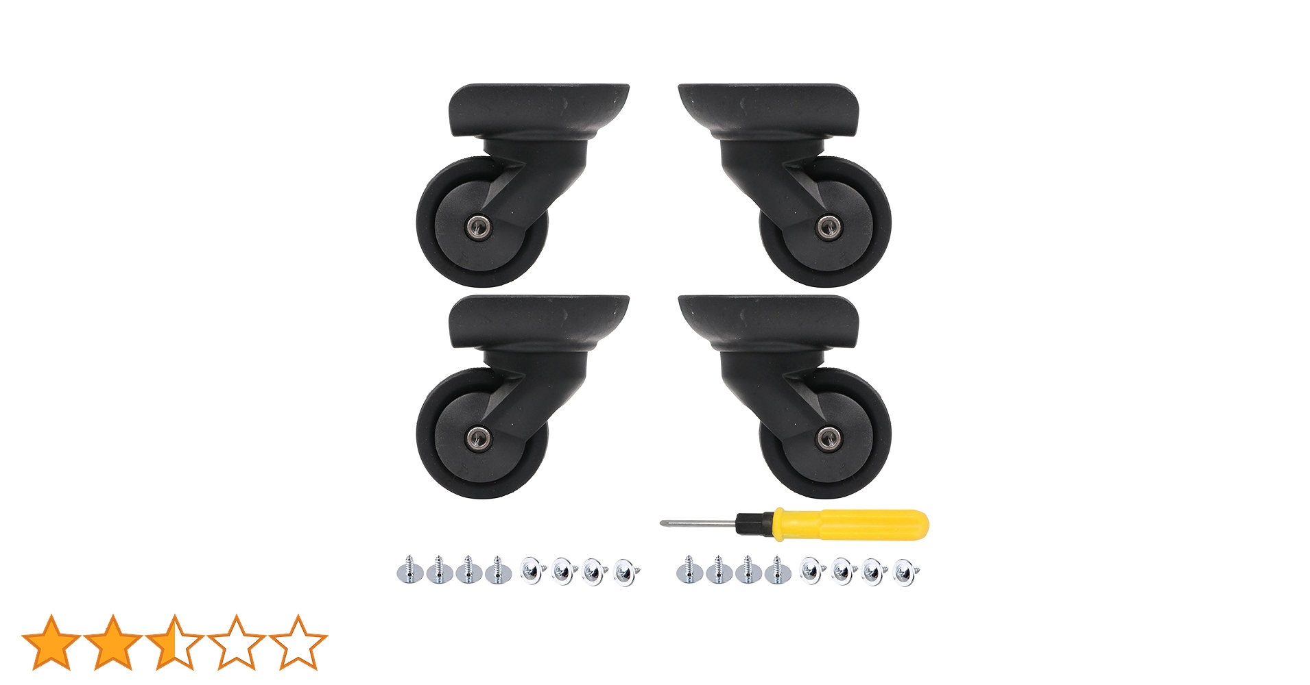 Amazon.co.jp: SHANOER 2ペア スーツケースキャスター トラベル