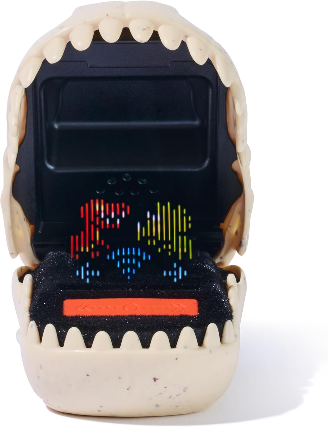 Bitzee Jurassic World T-Rex Skull Interactive Toy with 25 Virtual Dinosaurs that React to Movement and Battle Mode, Collectable for Children Aged 5+