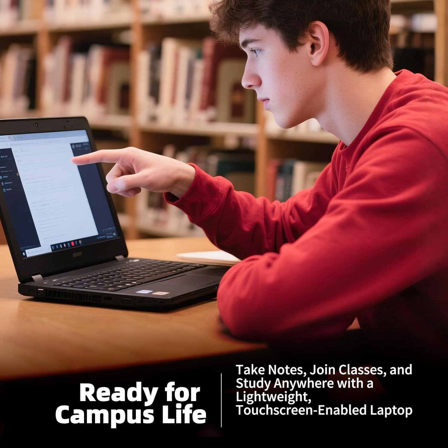 Dell 15.6" FHD Touchscreen Student and Business Laptop – AMD Ryzen 7 7730U, Radeon Graphics, 16GB DDR4 RAM, 512GB SSD, USB-C, HDMI, SD Card Reader, Wi-Fi 5, Copilot Ready, Windows 11 Pro - Image 4