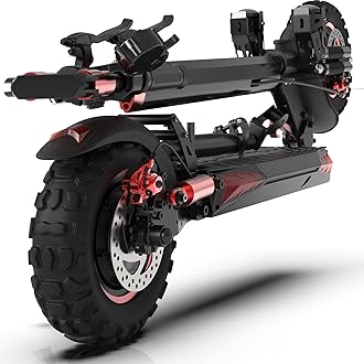 Off Road Electric Scooter Adults, 800/1200/1600W Motor, 48V 15/18/21AH Battery, 11" All-Terrain Tires, Heavy Duty E-Scooter with Dual Suspension with Seat