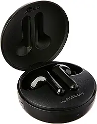 LG TONE Free FN6 - UVnano mata 99,9% das bactérias na malha do alto-falante Fones de ouvido Bluetooth sem fio com som Meridian, Microfone duplo, compatível com iPhone e Android, carregamento rápido.