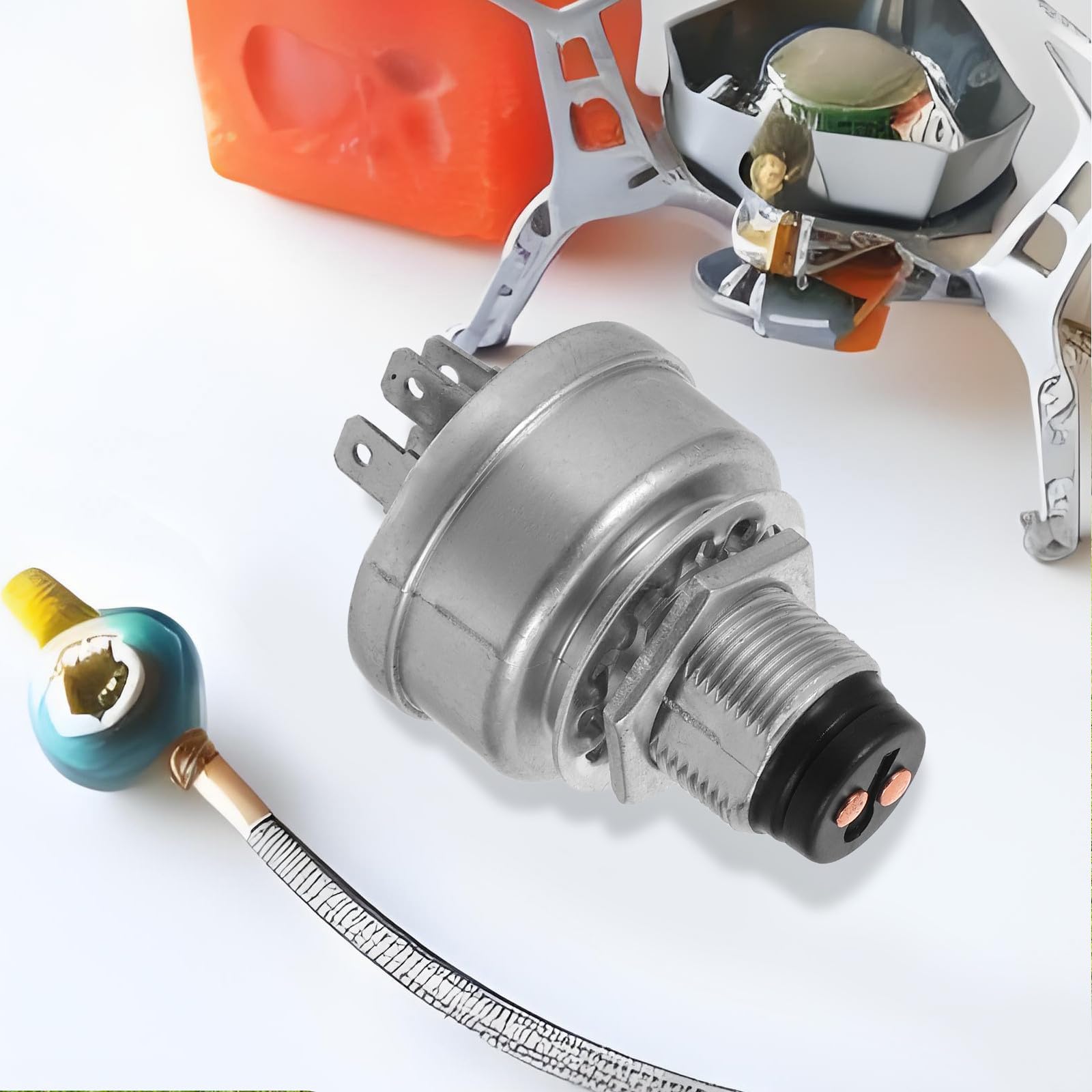 Cabilock 4 Piezas Interruptor de Llave de Encendido A463a para Cortacésped