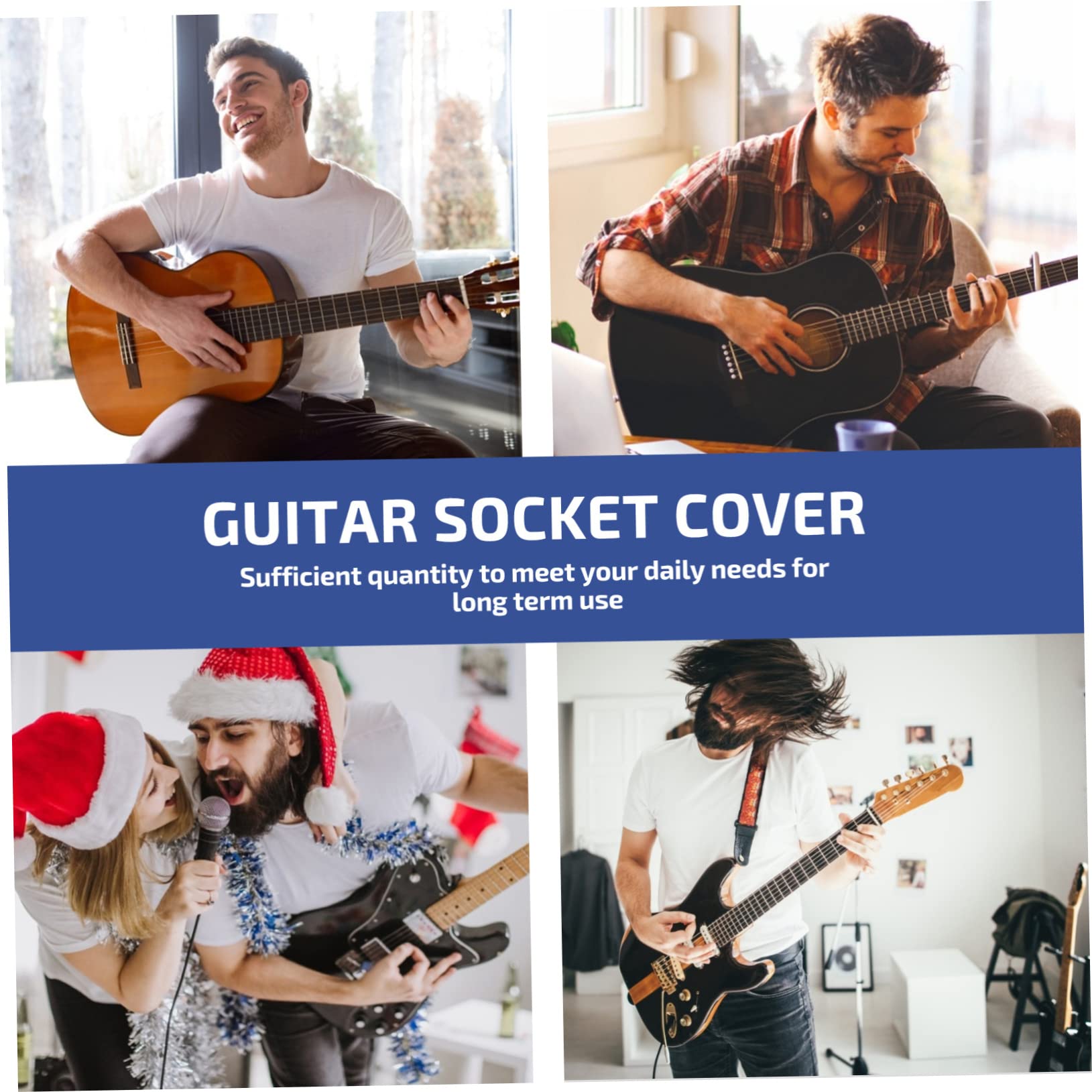 BESTonZON Plaque De Manche De Rechange En Métal Pour Guitare électrique