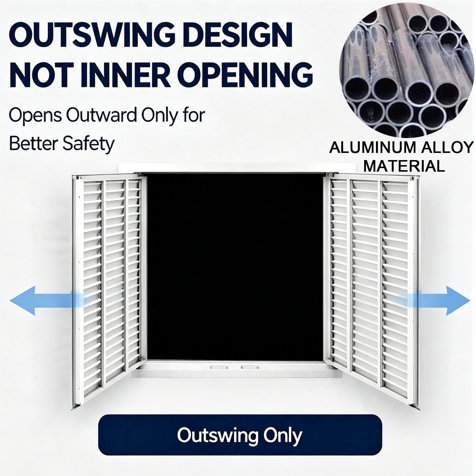 Aluminiowy Panel Rewizyjny Do Płyt Gipsowo Kartonowych z Uchwytem | Konstrukcja Dwuskrzydłowa, Panel Ażurowy, Montaż Wpuszczany, Maskowanie Przewodów Elektrycznych(60x60cm/24x24in)