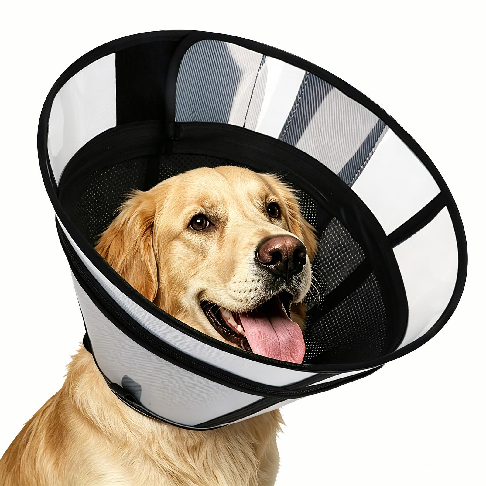 ZuxZuce Soft Transparent Dog Cone