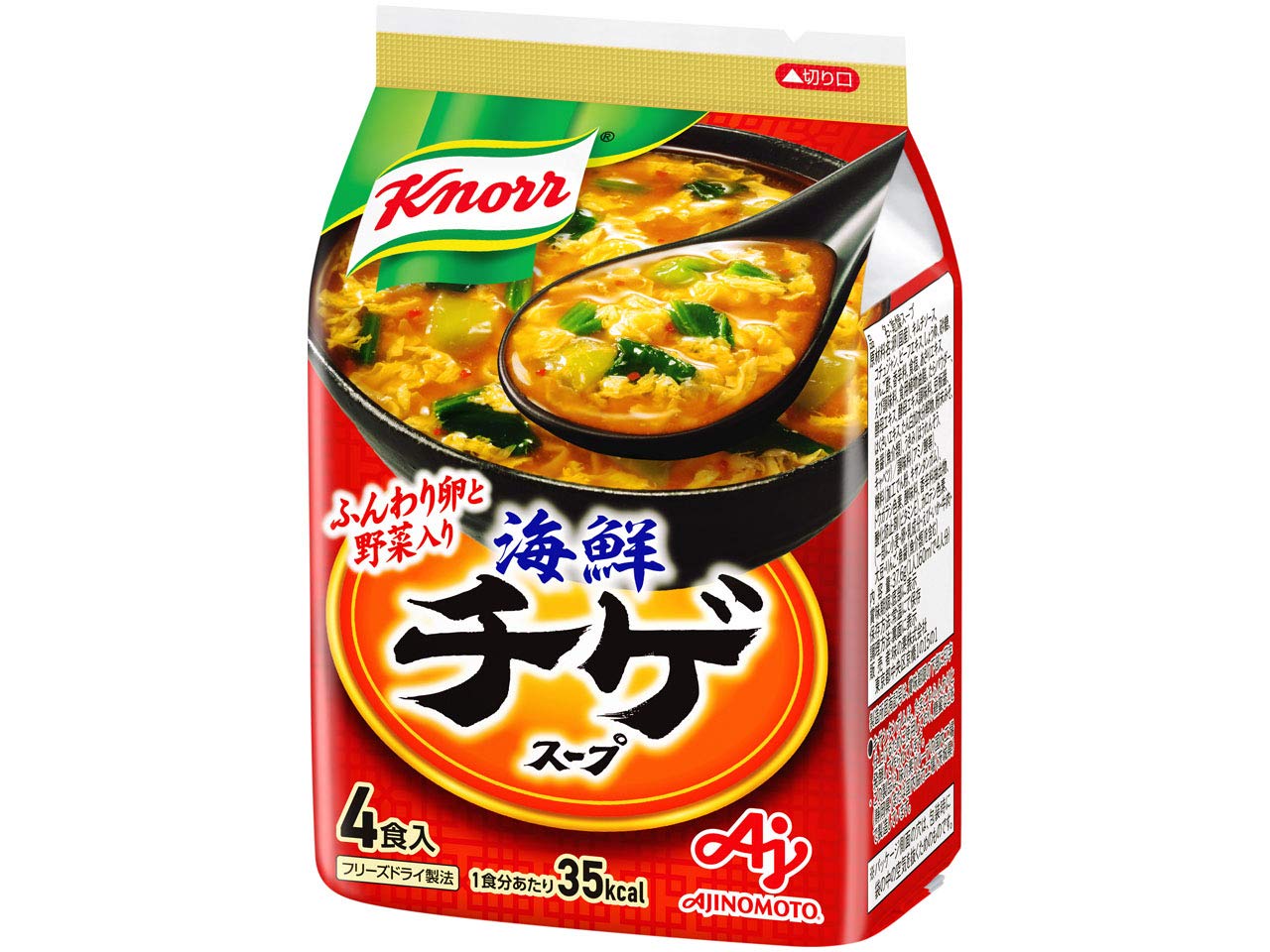 クノール 海鮮チゲスープ 袋 4食入 37.6g