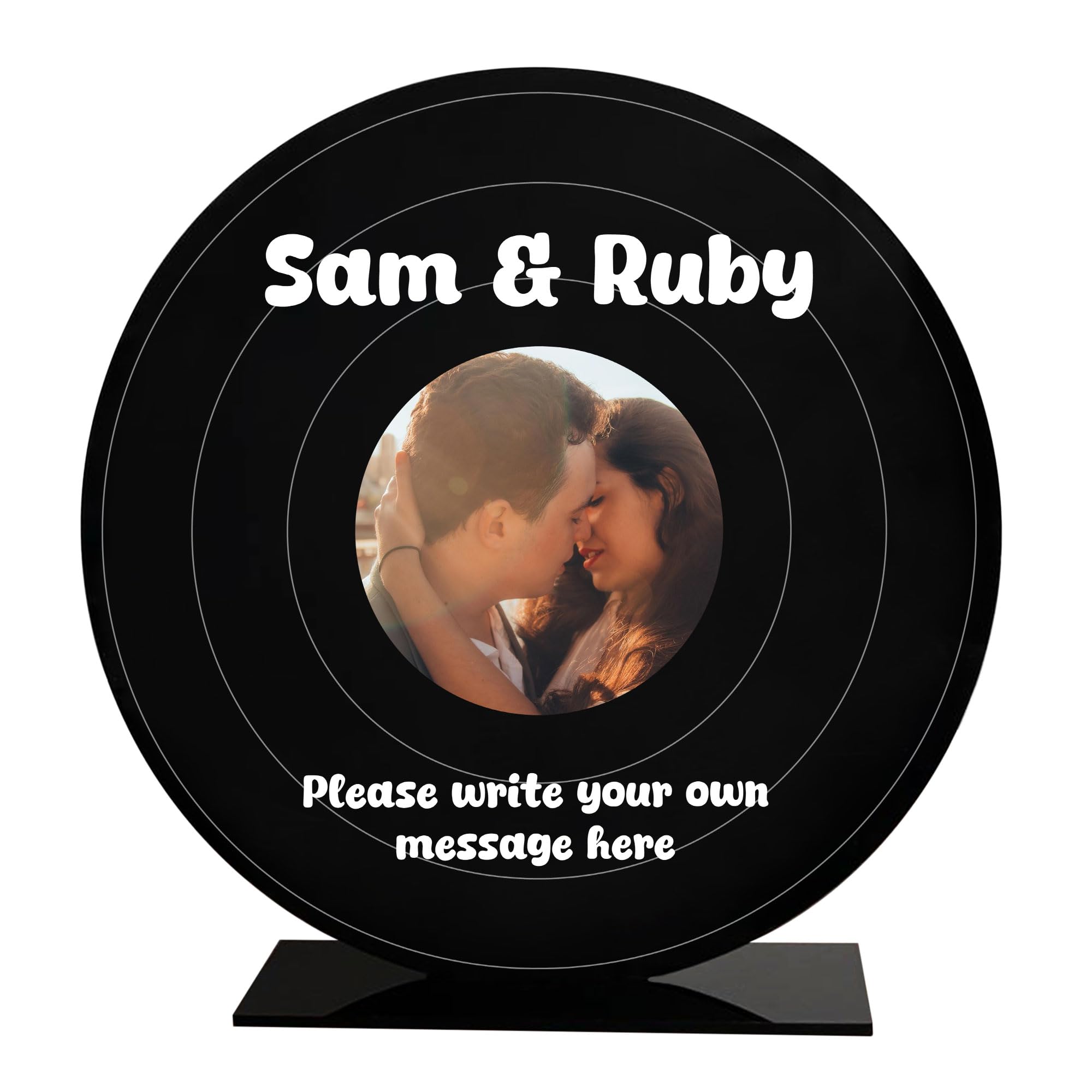 Red Ocean Personalised Photo Frame Anniversary For Her Him Girlfriend Boyfriend Husband Wife For Couple Christmas Birthday Romatic Him Her Keepsake