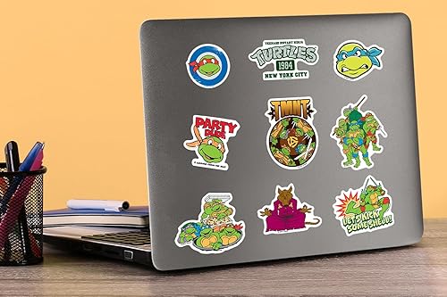 Miniatura 5 de Teenage Mutant Ninja Turtles TMNT 2nd Variety Mix 50 unidades de calcomanías grandes de vinilo de lujo paquete variado  Laptop, botella de agua,
