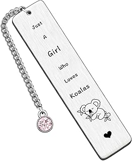 HULALA Koala Bookmark Gifts for Girls Birthday Christmas Presents Friend Koala Lover Just A Girl Who Loves Koalas