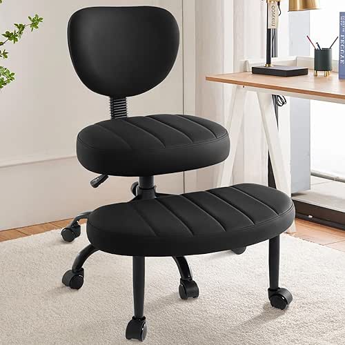 Cross Legged Chair, ADHD Criss Cross Home Office Chair with