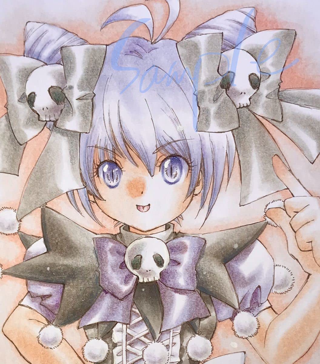 クロミちゃん擬人化 サンリオ】直筆 手描きイラスト 色紙 【公式通販】
