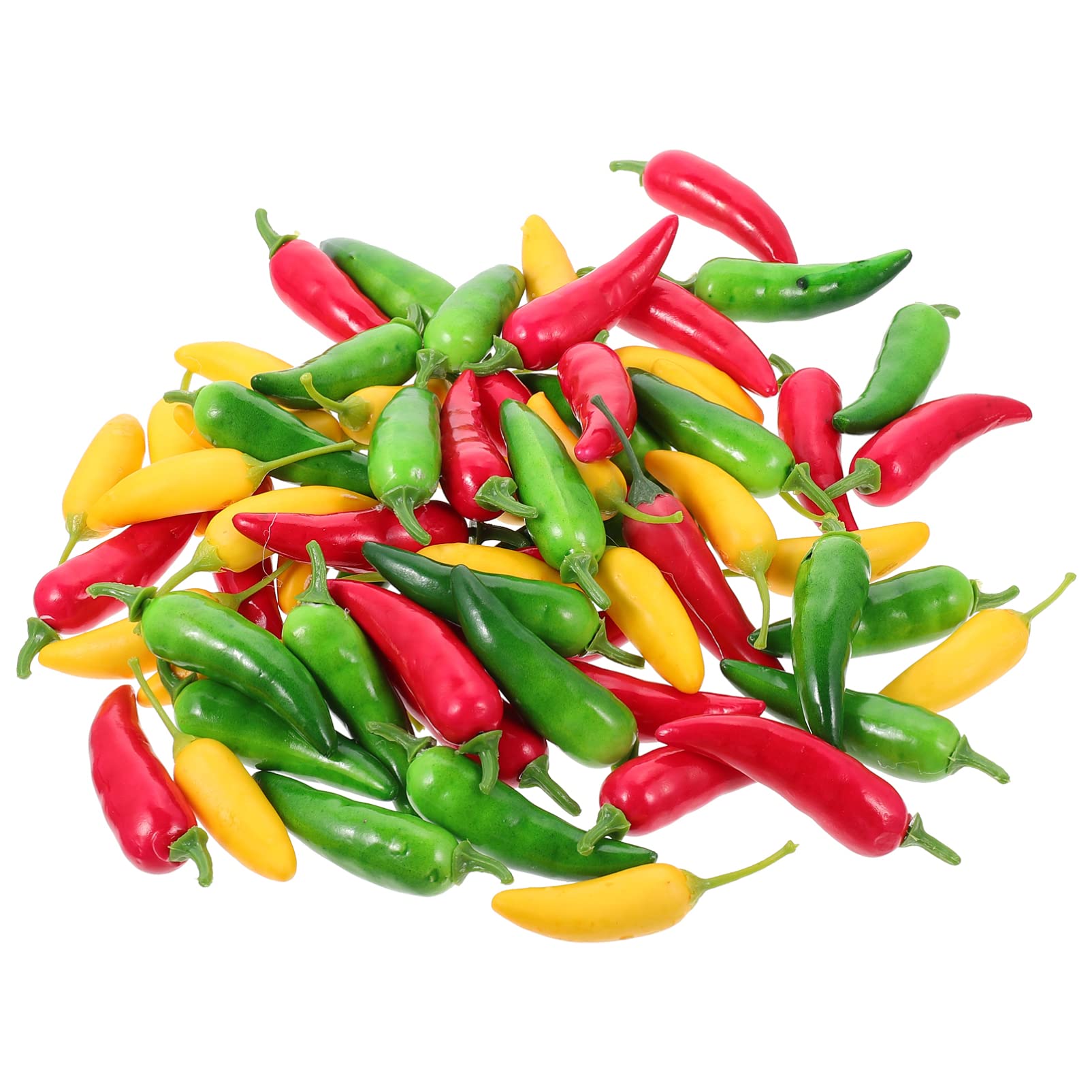 DECHOUS 180pezzi Di Peperoncino Artificiale Alta Simulazione Decorazione Per Fotografie e Feste