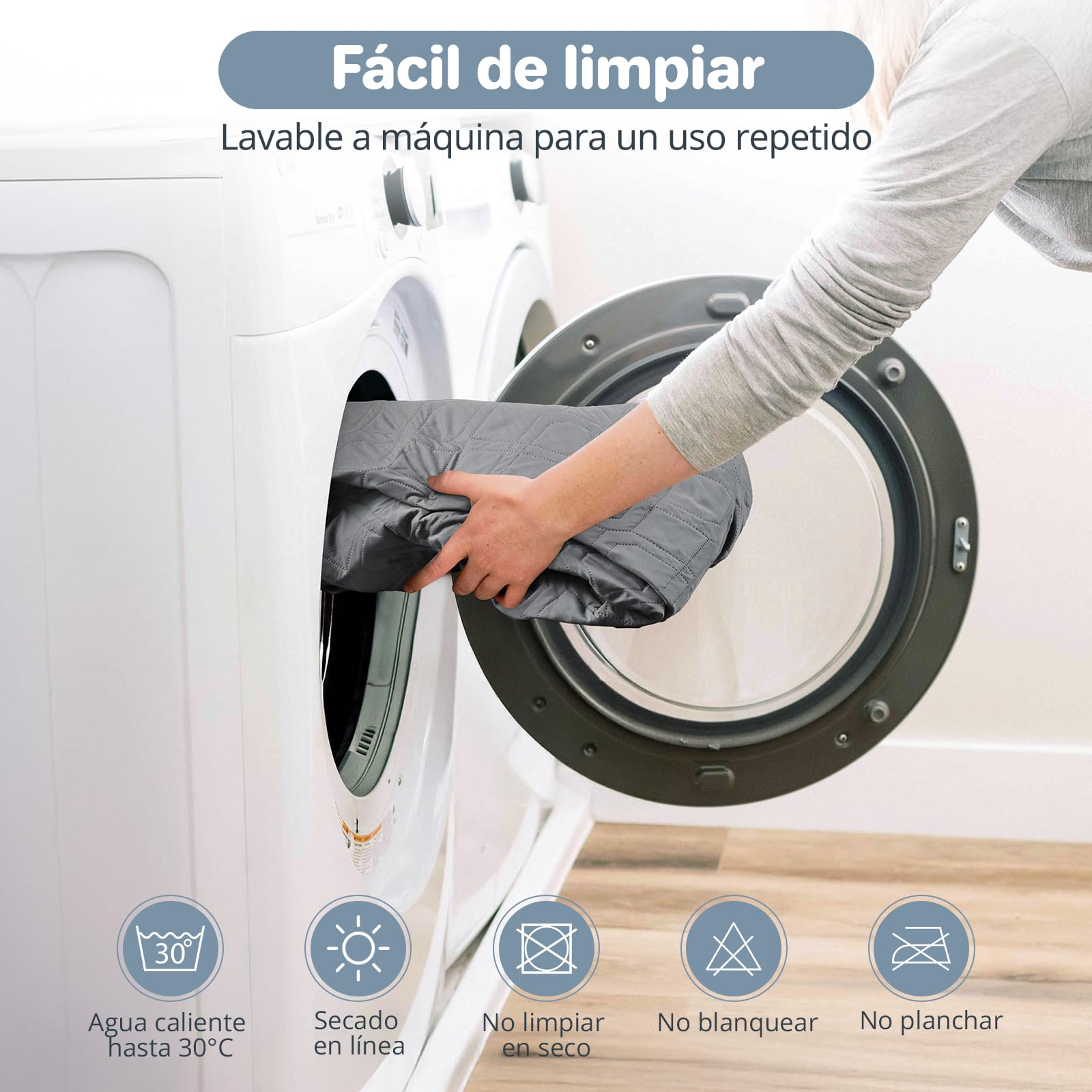 Funda Impermeable para Sofá, Funda para Cama, Funda para Mascotas, Sofá, Funda para Muebles de Sofá, Lavable a Máquina, Apta para Perros, Gatos, 76x190cm