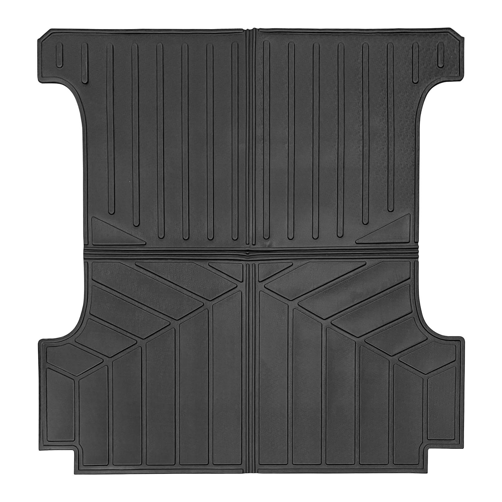Bed Mat fit for 2019-2024 Dodge Ram 1500 5.7 ft TPE Trunk Bed Liner, All Weather Protection Anti-Slip TPE Trunk Bed Mat