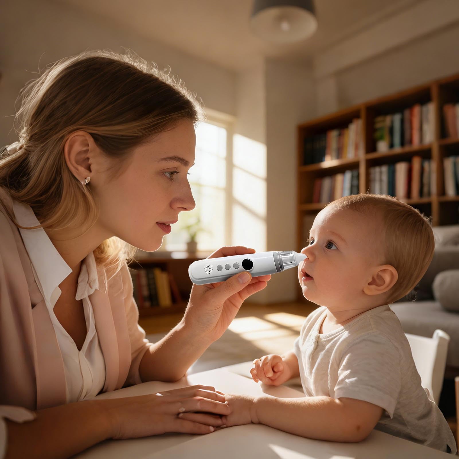 Aspirador Nasal Eléctrico Infantil Dispositivo Recargable E Impermeable