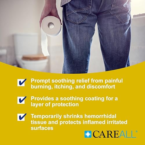 Miniatura 4 de CareAll Ungüento hemorroidal de 2.0 onzas con aplicador (paquete de 3). Ayuda a aliviar el ardor, la picazón y las molestias asociadas con tejidos