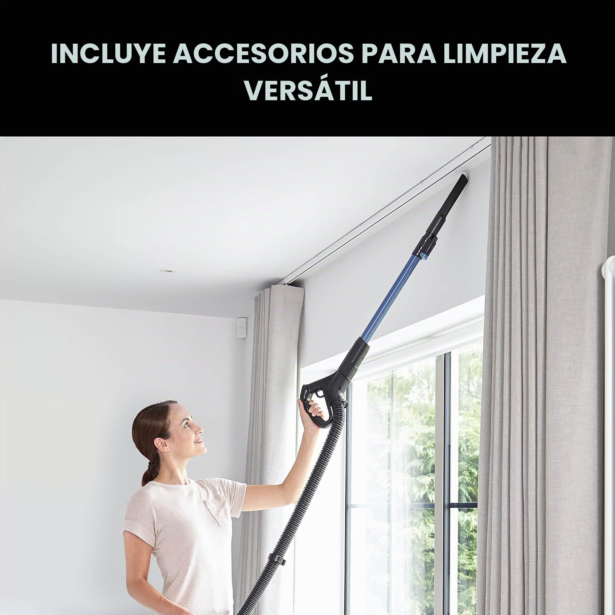 Shark Aspiradora Vertical inalámbrica con Envoltura anticello, batería de Tiempo de Funcionamiento de 60 Minutos, Cabezal de Piso DuoClean, Elevador eléctrico, Faros LED, Herramientas de Polvo,