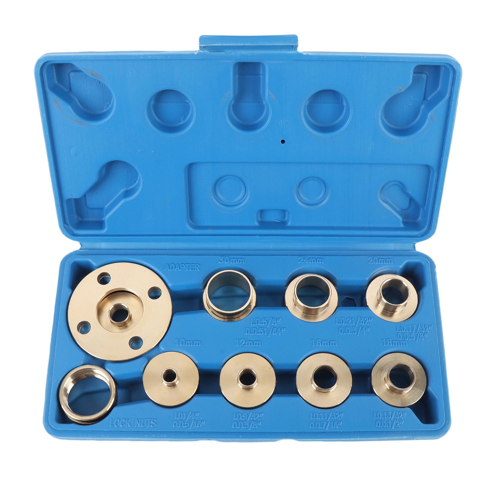 Kit adaptateur de routeur en laiton pour éliminer le jeu de guidage lors du profilage du bois