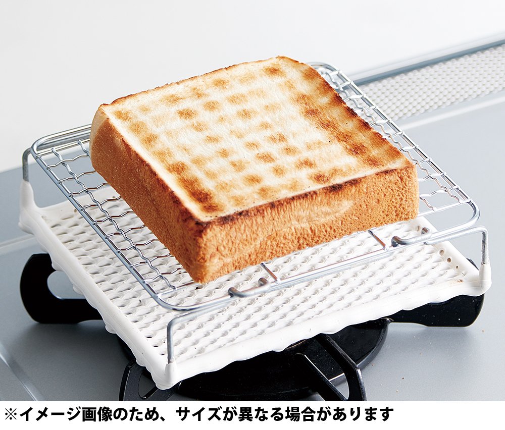 Amazon｜万年(Mannen) 焼き網 165×165mm ガス火専用 焼き魚