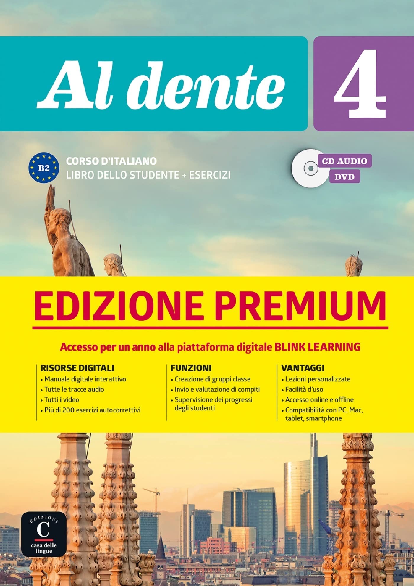 Al dente 4 Premium Libro dello studente + esercizi + CD+DVD: Al dente 4 Premium Libro dello studente + esercizi + CD+DVD