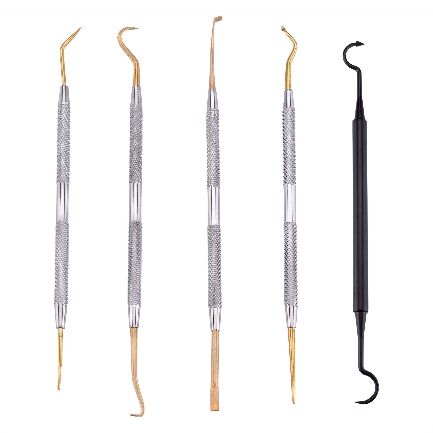 BOOSTEADY Kit Pulizia Pistola, Strumenti Professionali per Armaiolo, Ideale per Uso Quotidiano, Kit di Pulizia con Pick & Spazzole a Doppia Estremità