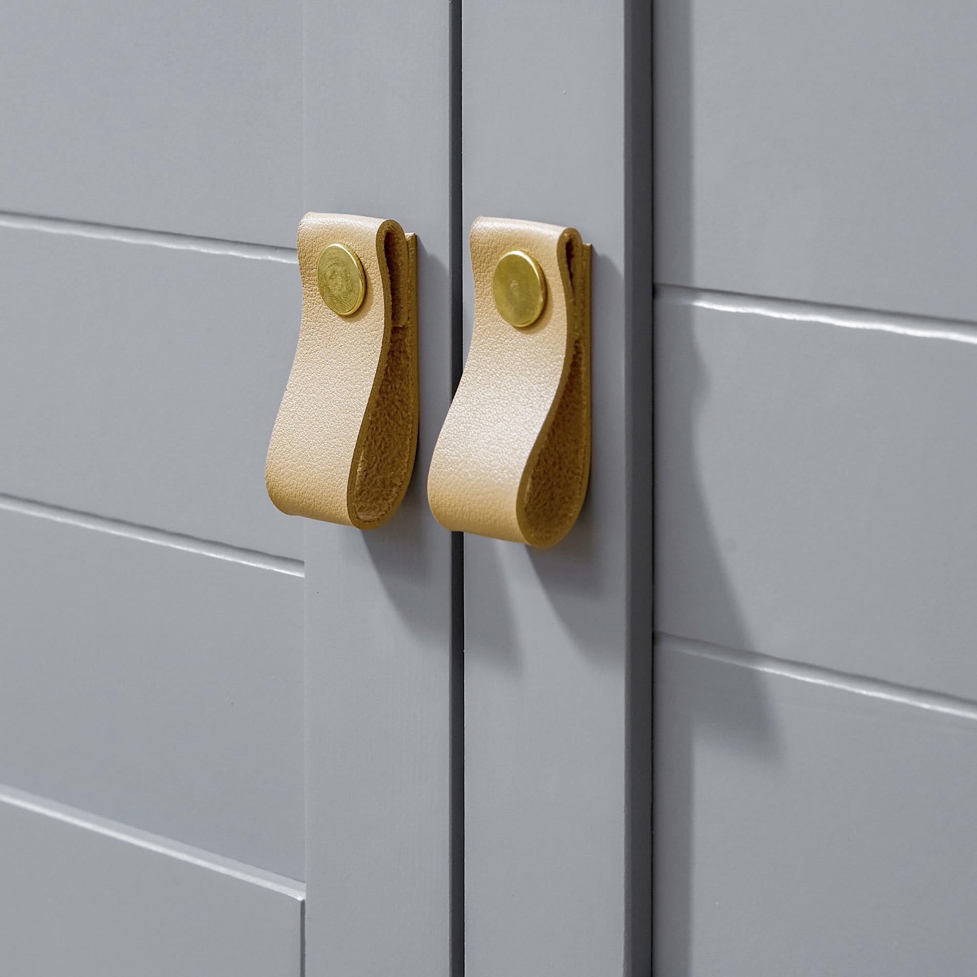 kleankin Conjunto de Baño Estilo Moderno 39x30x168 cm 60x30x60 cm Gris | Juego de Columna de Baño y Mueble para Debajo del Lavabo, con Estante Ajustable