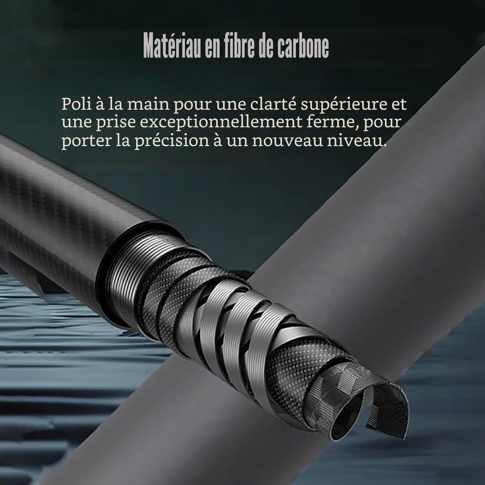 Excellentes performances : ce billard professionnel en fibre de carbone de 147 cm est équipé d'une tête de 12,4 mm, pèse 19 ~ 20 oz et est adapté pour les boules noires huit et neuves.