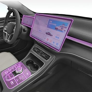 Car Interior Film Dashboard Piano Board Shift Center Console Anti-Scratch Transparent TPU PPF Film,for BYD Destroyer 05 2022-2023