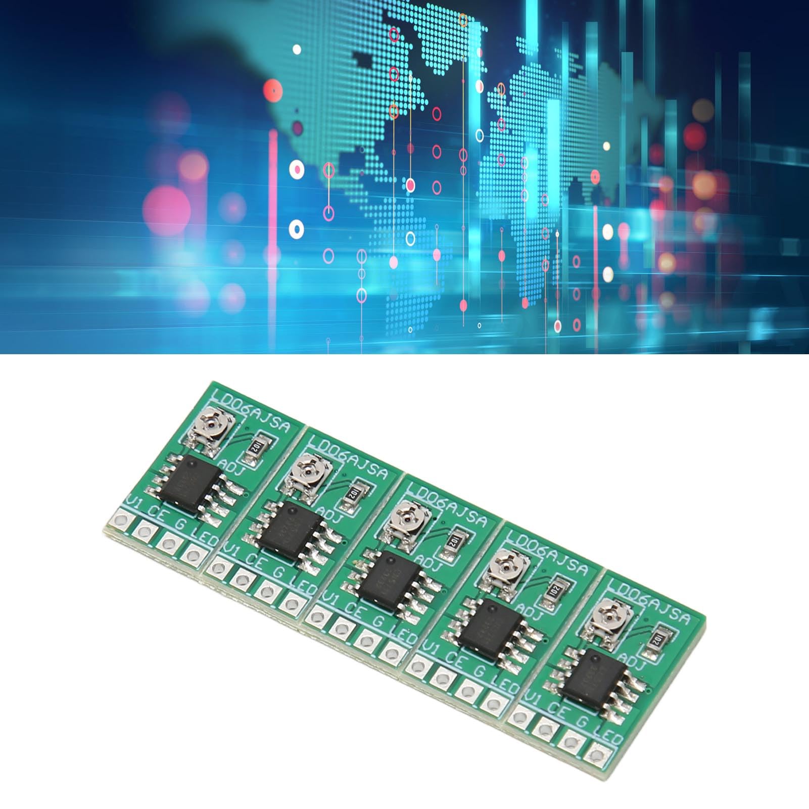 Płytka Sterownicza LED, Regulowany, Wytrzymały Sterownik Prądu Stałego LED od 30 do 1500MA do Sterownika LED 3 V 3,3 V 3,7 V 4,5 V 5 V 6 V LED