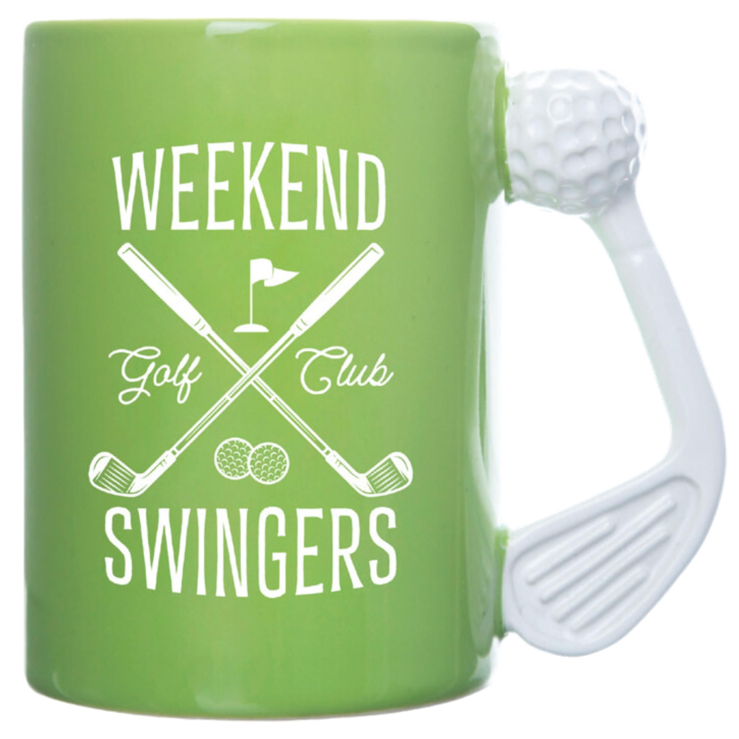 Novelty Golf Mug - Weekend Swingers -  Funny Golf Gifts Mens