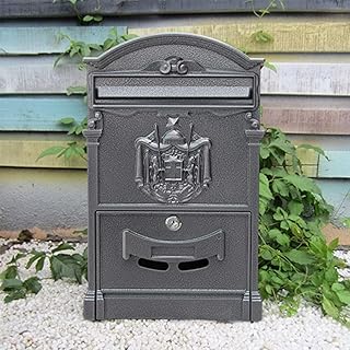 Zewnętrzna skrzynka pocztowa z zamkiem Europejski Retro Kreatywny zamek z zewnętrzną wodoodporną skrzynką pocztową Villa, Nadaje się do willi, dziedzińców, domów - Dostępnych jest wiele kolorów (#) (