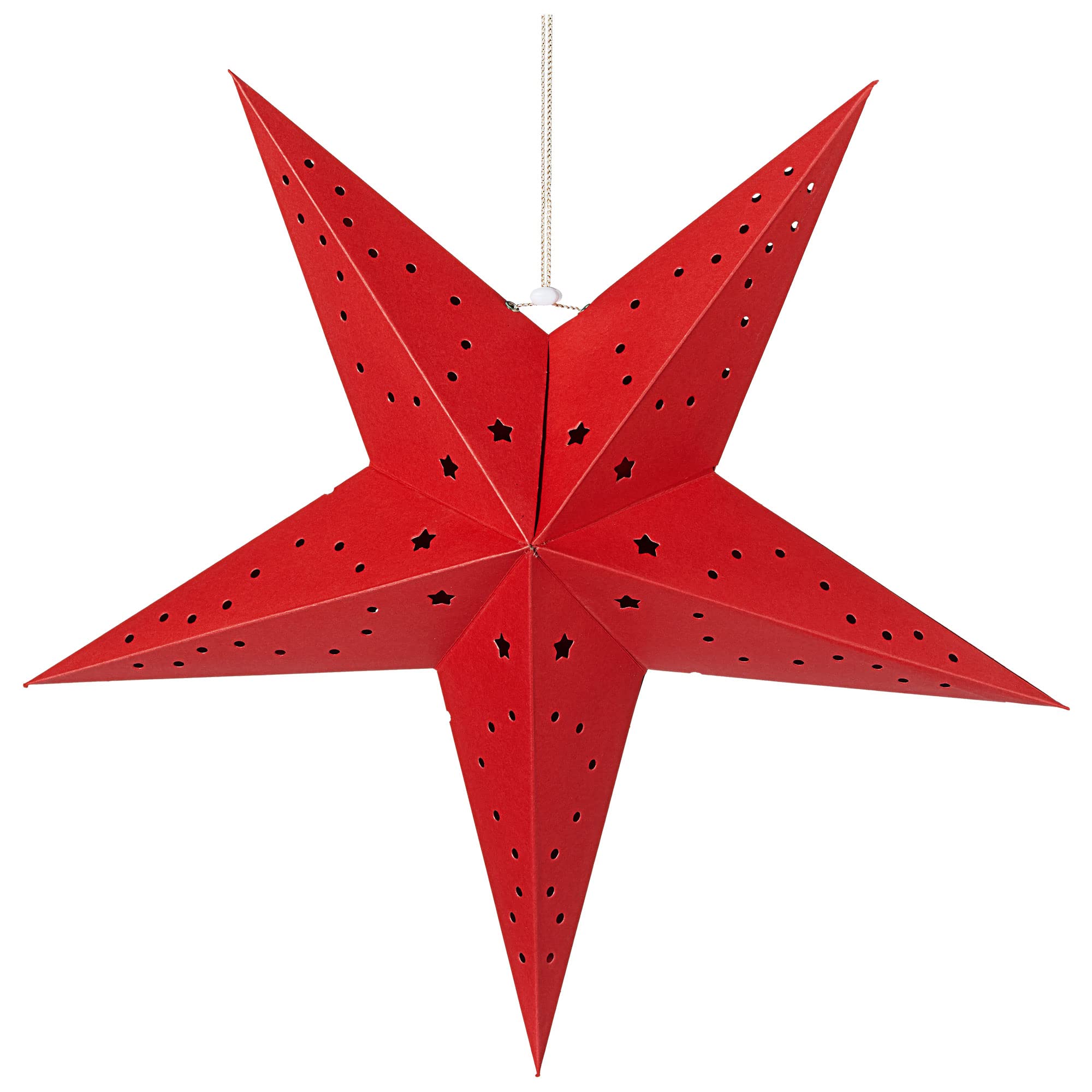 EASY JOY Papieren ster, 3 stuks, 29 cm, feestdecoratie, 3D, kerstdecoratie, raamdecoratie, vouwsterren om op te hangen