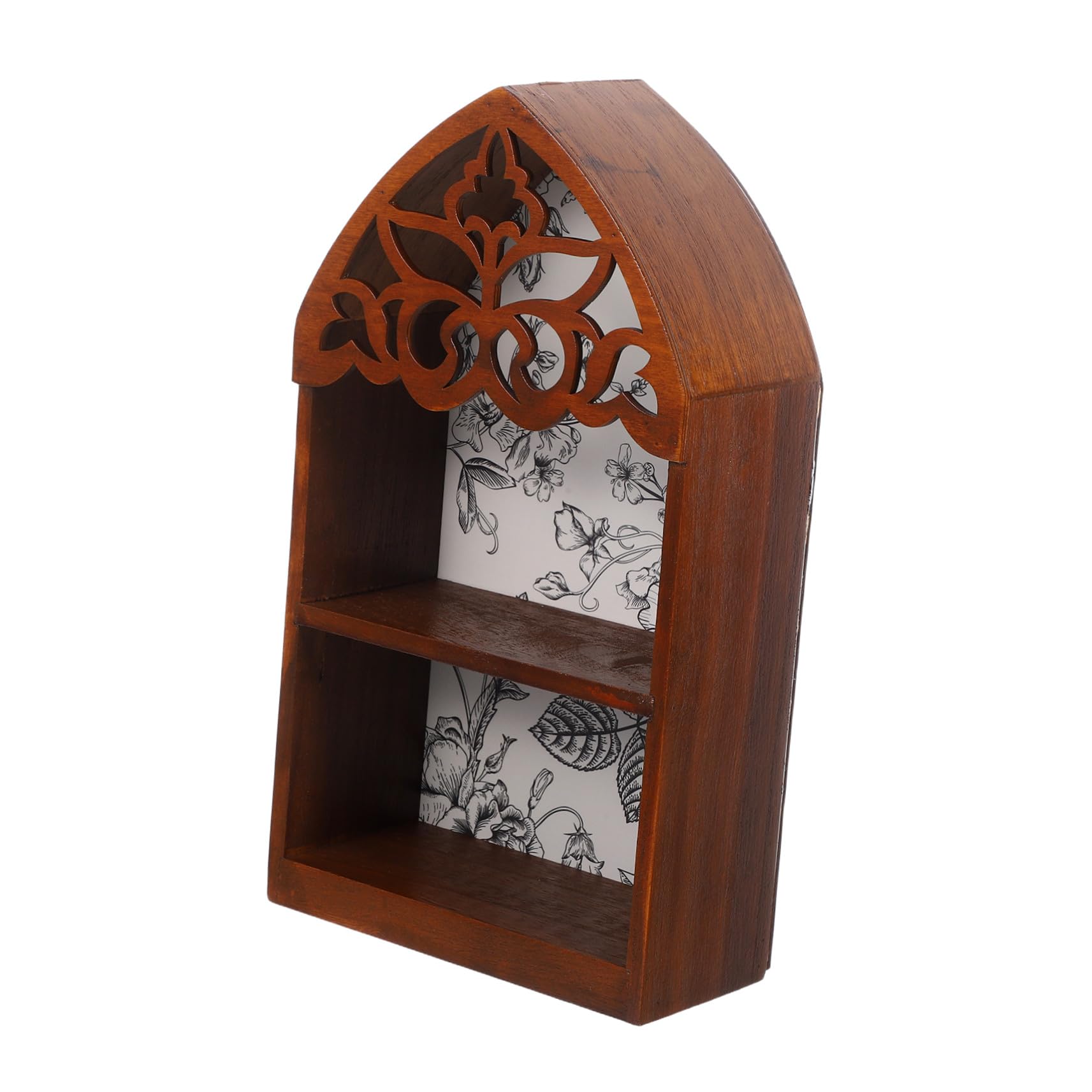 Étagère Murale en Bois pour Cristaux : Sublimez Votre Salon avec Modernité