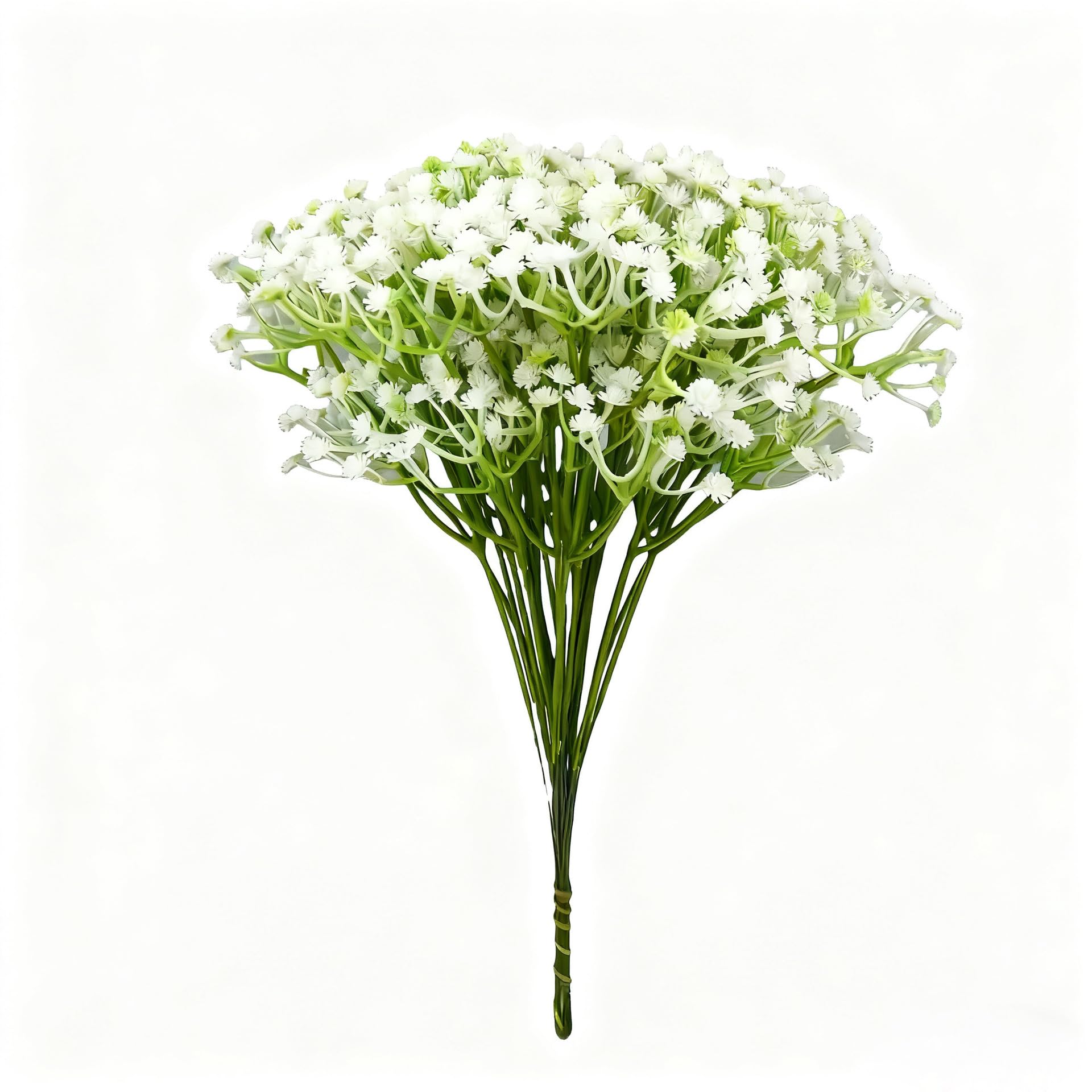 Jorcedi White 36 Pcs Breath Artificial Flowers, Breath Flowers Artificial Bulk, Real Touch Fake Flowers, Faux Babies Breath Gypsophila For Wedding Home Decoration Floral Arrangement